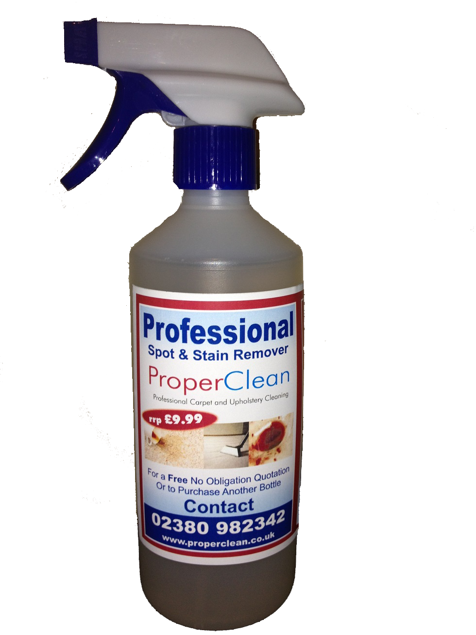 Professional Carpet Spot and Stain Remover Only £9.99 Per Bottle
