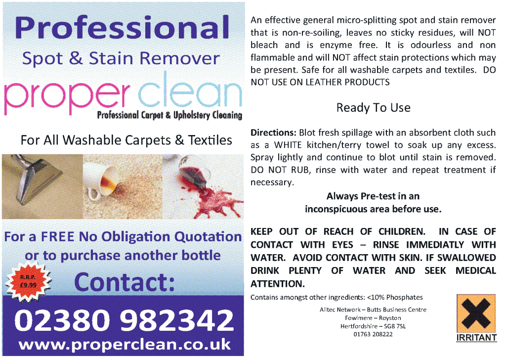 Eastleigh Carpet Cleaning Stain Remover